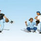 Woodland Scenics A1869 HO Scenic Accents Baseball Players I Figures (Set of 6)