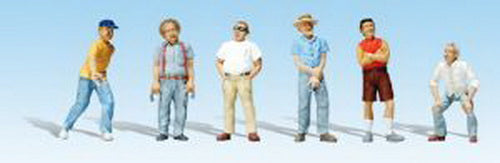 Woodland Scenics A1880 HO Scenic Accents Game of Horseshoes Figures (Set of 6)