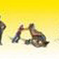 Woodland Scenics A1946 HO Scenic Accents Physically Challenged Figures(Set of 6)