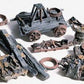 Woodland Scenics D202 HO Scale Scenic Details Trackside Junk White Metal Set