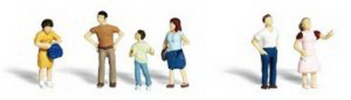 Woodland Scenics A2125 N ScaleScenic Accents Window Shopper Figures (Set of 6)