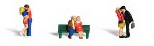 Woodland Scenics A2133 N Scenic Accents Lover Figures (Set of 4)