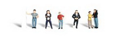 Woodland Scenics A2136 N Scenic Accents Rebel People Figures (Set of 6)
