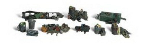 Woodland Scenics A2163 N Scenic Accents Assorted Junk (Set of 11)