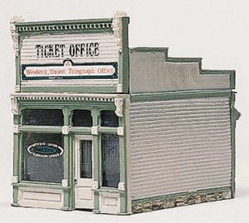 Woodland Scenics D222 HO Scenic Details Ticket Office Building Kit