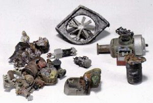 Woodland Scenics D225 HO Scenic Details Industrial Junk Set