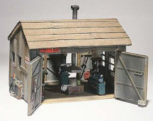 Woodland Scenics D240 HO Tucker Brothers Machine Shop Building Kit