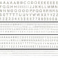 Woodland Scenics DT507 All Scales RR Gothic White Dry Transfer Decals