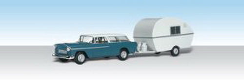 Woodland Scenics AS5532 HO Thompson's Travelin' Trailer AutoScenes