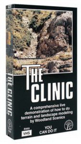 Woodland Scenics R990P The Clinic (PAL) VHS Railroad Scenery Techniques Tape
