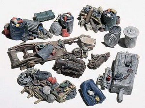 Woodland Scenics D205 HO Scenic Details Assorted Junk Piles Kit (Pack of 10)