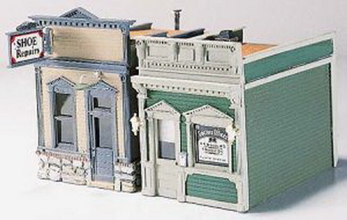 Woodland Scenics D224 HO Doctor's Office & Shoe Repair Building Kit