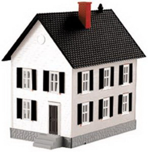 MTH 30-90338 Row House #1 White w/ Black Shutters EX/Box