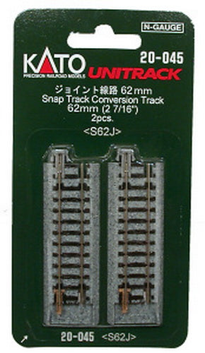 Kato 20-045 N Scale Snap Track Conversion 2-7/16