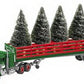 Lionel 6-37813 O Christmas Tractor & Trailer with Trees LN/Box