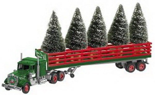 Lionel 6-37813 O Christmas Tractor & Trailer with Trees LN/Box