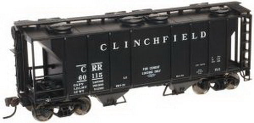 Atlas 11289 HO Clinchfield Trainman PS-2 Covered Hopper #60102