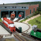 Atlas 6904 O Scale 3 Stall Roundhouse Kit LN/Box
