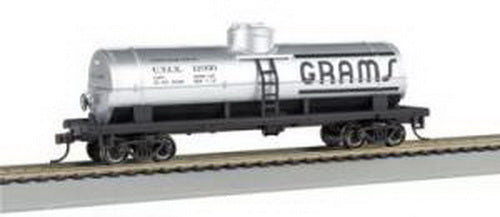 Bachmann 17846 HO Gramps 40' Single-Dome Tank Car (Silver)