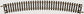 Atlas 837 Code 100 24" Radius Curve Track Sections (Pack of 6)