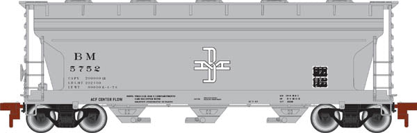 Atlas 18961A HO Scale Boston & Maine (BM) 3560 Centerflow Hopper #5752