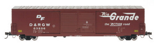 Atlas 20000679 D&RGW 60' Double Door Auto Boxcar #63851