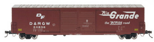 Atlas 20000680 D&RGW 60' Double Door Auto Boxcar #63852