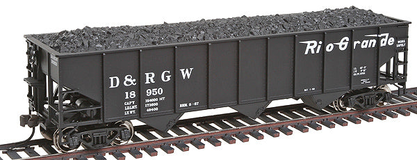 Atlas 930C HO Scale D&RGW 3-Bay Hopper #18950