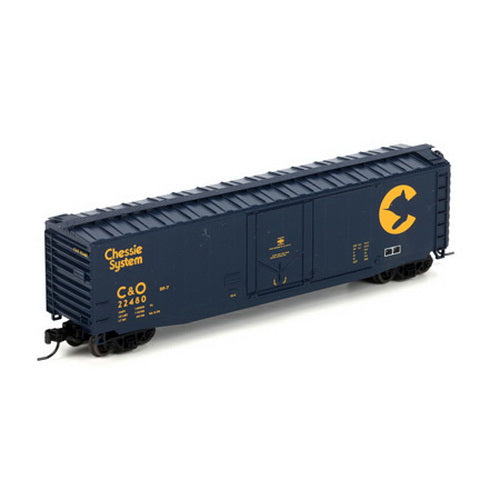 Athearn 14197 N Chessie/Chesapeake and Ohio 50' PS-1 Plug Door Boxcar #22480