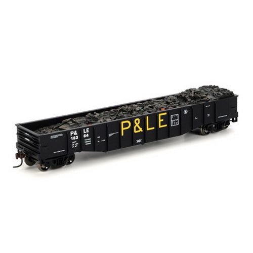 Athearn 74864 HO Scale P&LE 50' Gondola w/Scrap Load #18264