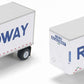 Athearn 91017 HO Roadway/Smooth 28' Trailer #2 (Set of 2)