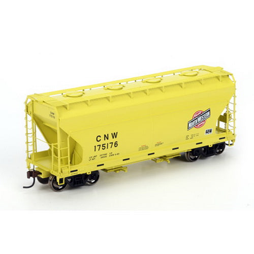 Athearn 95969 HO Scale C&NW ACF 2970 Covered Hopper #175176