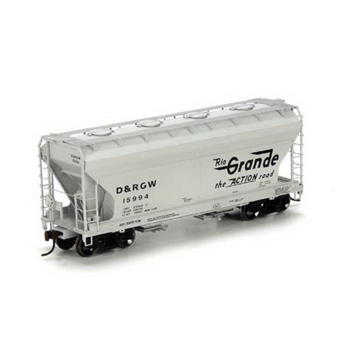 Athearn 95971 D&RGW ACF 2970 Covered Hopper #15994