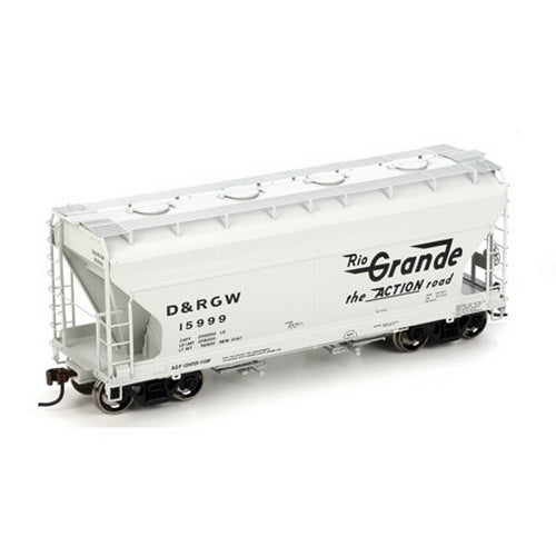 Athearn 95973 HO Scale D&RGW ACF 2970 Covered Hopper #15999