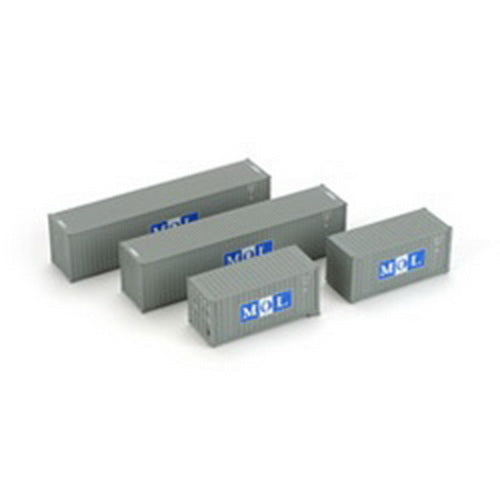 Athearn 27897 HO MOL Ready To Roll 20' & 40' Containers (Set of 3)