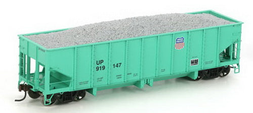 Athearn 76422 HO Scale Union Pacific 40' OB Ballast Hopper w/Load