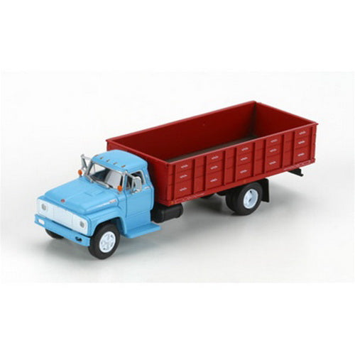 Athearn 91952 HO Blue Cab Ford F-850 Grain Truck - RTR