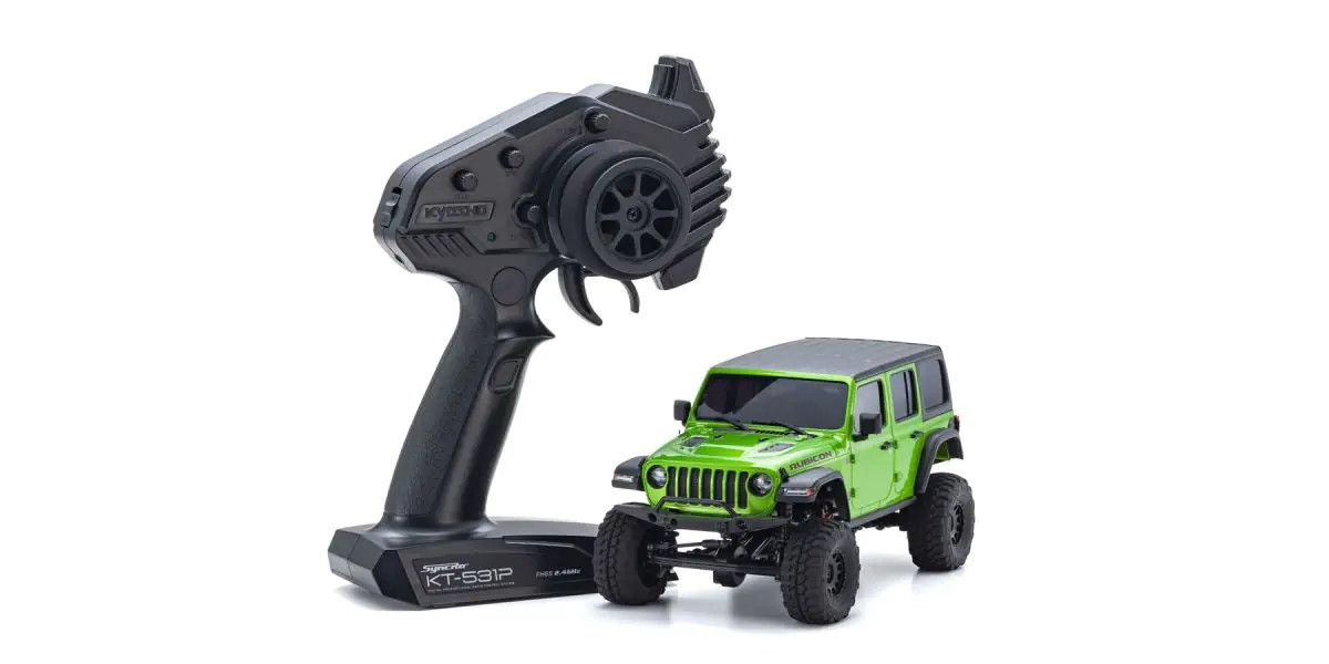 Kyosho 32536GR MX-01 Mini-Z 4X4 Readyset Mojito Jeep Wrangler Unlimited Rubicon