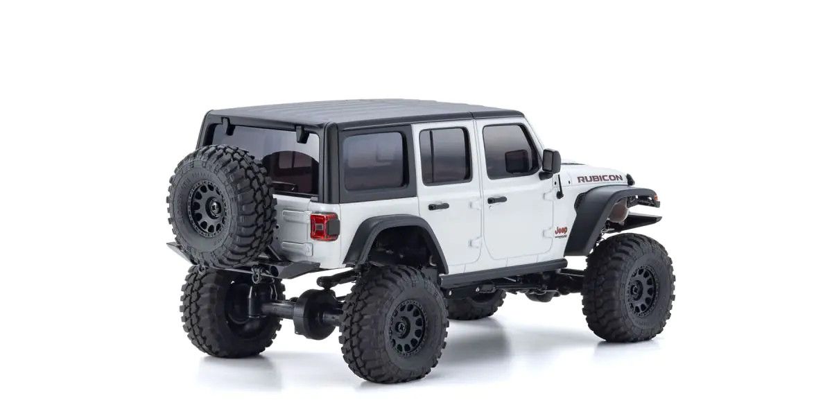 Kyosho 32536W MX-01 Mini-Z 4X4 Readyset White Jeep Wrangler Unlimited Rubicon