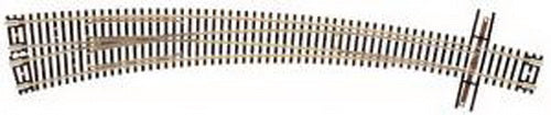 Atlas 2058 N Code 55 Nickel Silver 2-1/2" / 15" Left Hand Switch Turnout