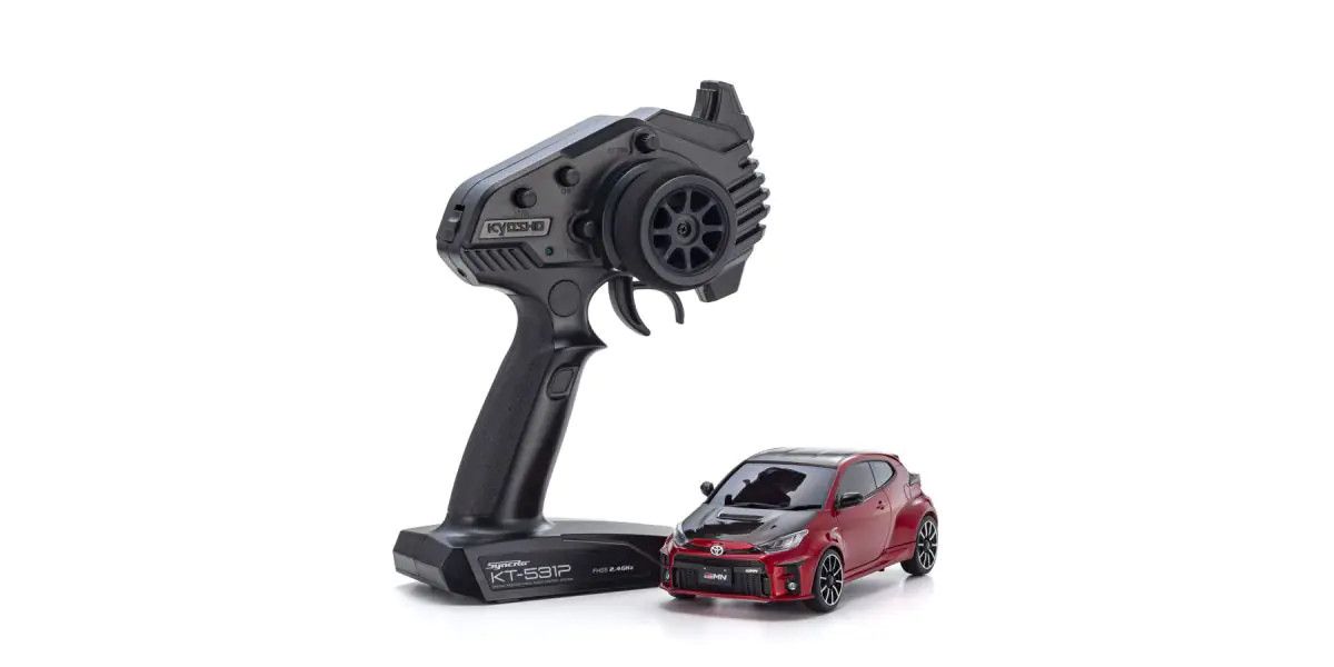 Kyosho 32648MR MA-020 AWD Mini-Z ReadySet Red Toyota GRMN YARIS Rally