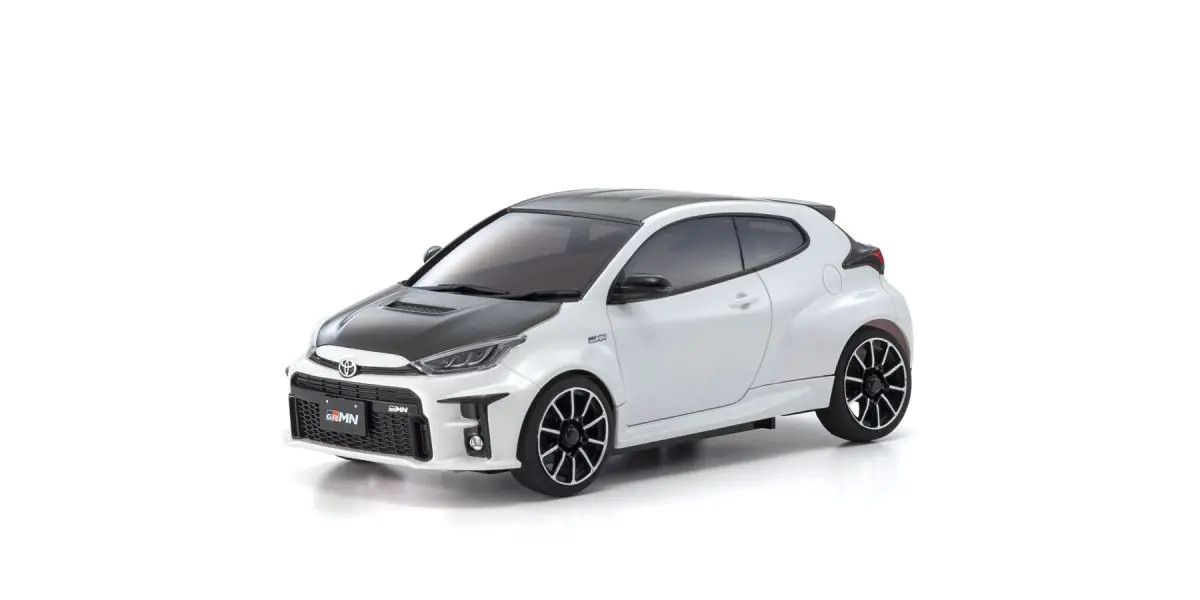 Kyosho 32648PW MA-020 AWD Mini-Z ReadySet White Toyota GRMN YARIS Rally