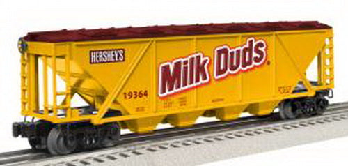 Lionel 6-19364 O Hershey's Milk Duds 4-Bay Hopper Car LN/Box