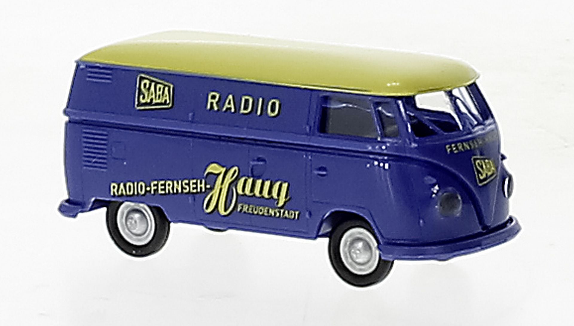 Brekina Automodelle 32784 HO Saba-Radio '60-'63 Volkswagen T1b Kasten Cargo Van