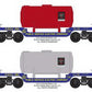 RMT 96508 O Gauge NJ Public Service Depressed Flatcar 2 Pack