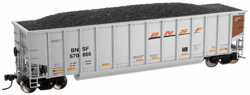 Atlas 20001003 HO Scale BNSF Aluminum Coal Gondola #670778