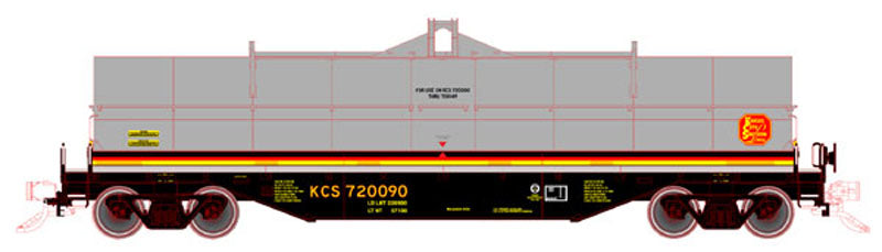 Atlas 20001160 HO Scale Kansas City Southern 42' Coil Car #720090