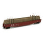 Athearn 76514 HO Santa Fe RTR 65'6" Mill Gondola w/Pole Load #170956
