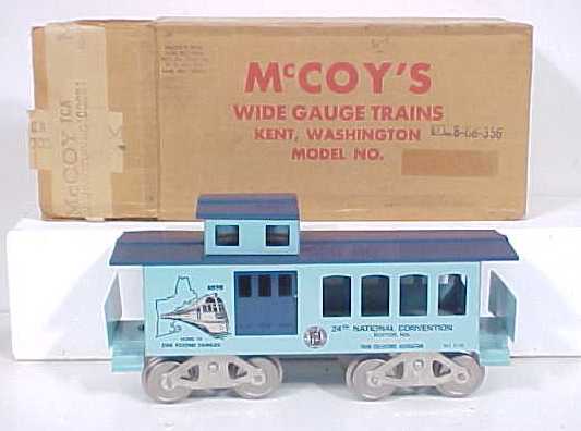 McCoy 1978 Standard Gauge TCA 24th National Boston Convention Caboose LN/Box