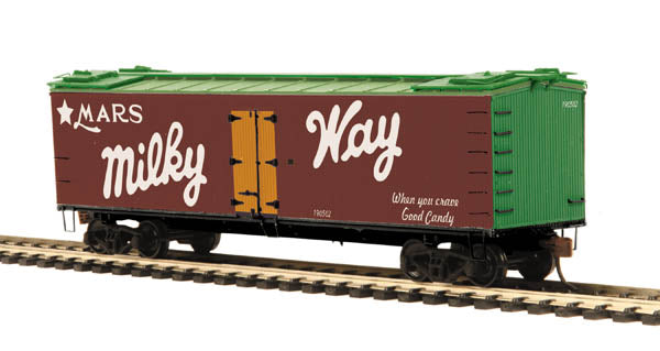 MTH 81-94008 Mars - Milky Way HO Scale R40-2 Woodside Reefer Car